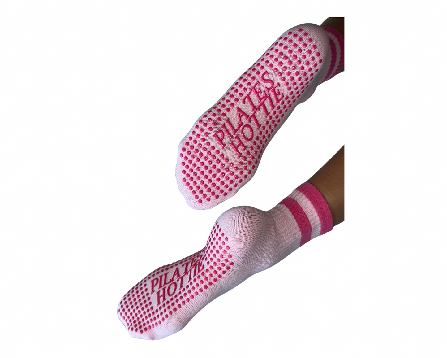 Pink “Hottie” grip sock